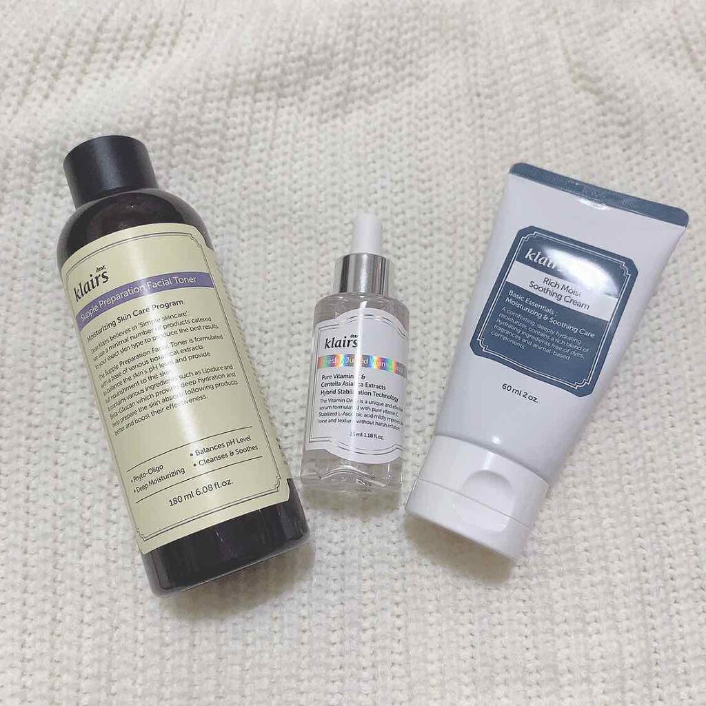 リッチモイストスージングクリーム(80ml)/Klairs/フェイスクリームを使ったクチコミ（1枚目）