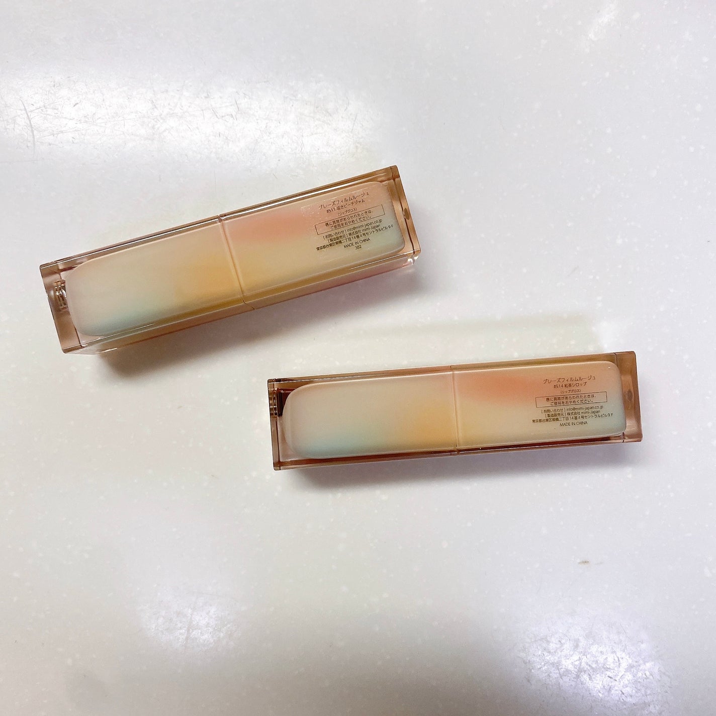 Joocyee グレーズフィルムルージュ/Joocyee/口紅を使ったクチコミ(4枚目)