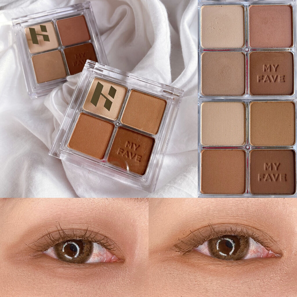 ホリカホリカ マイフェイブシャドウパレット（4カラー） #01 HEIZLE/HOLIKA HOLIKA/アイシャドウパレットを使ったクチコミ（1枚目）