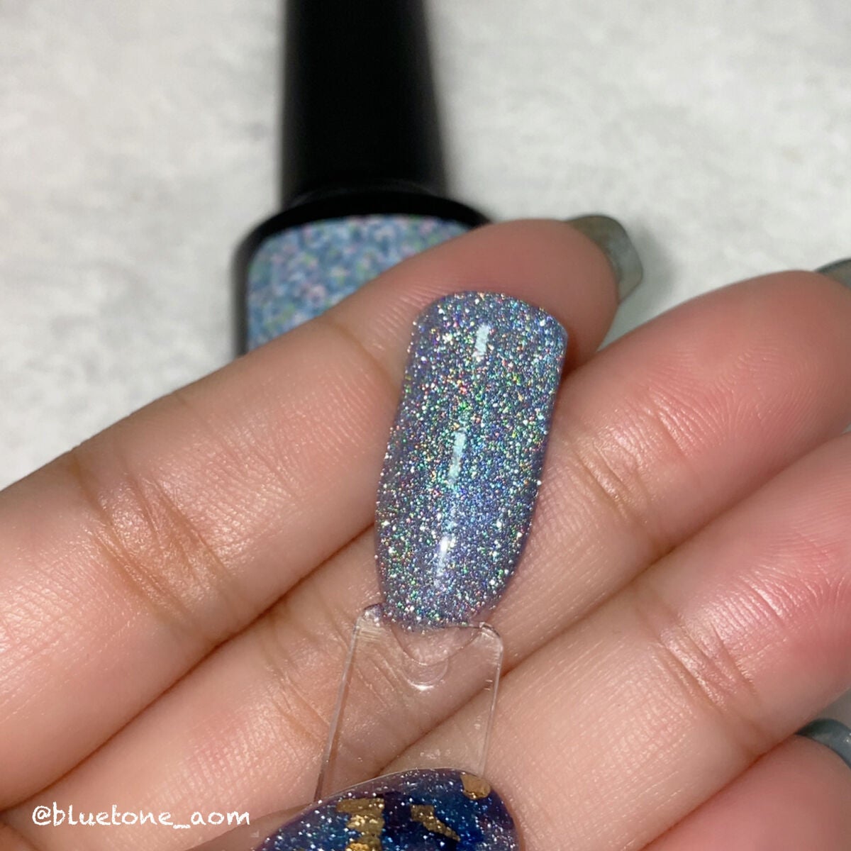 プレミアムフラッシュマグネットジェル/ネイル工房/ジェルネイルを使ったクチコミ(7枚目)