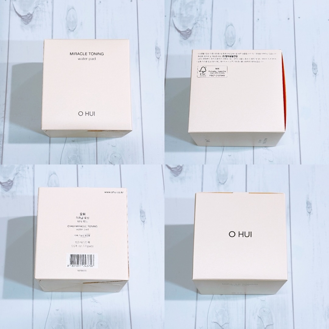 ミラクルトーニング ウォーターパッド/OHUI/化粧水を使ったクチコミ（2枚目）