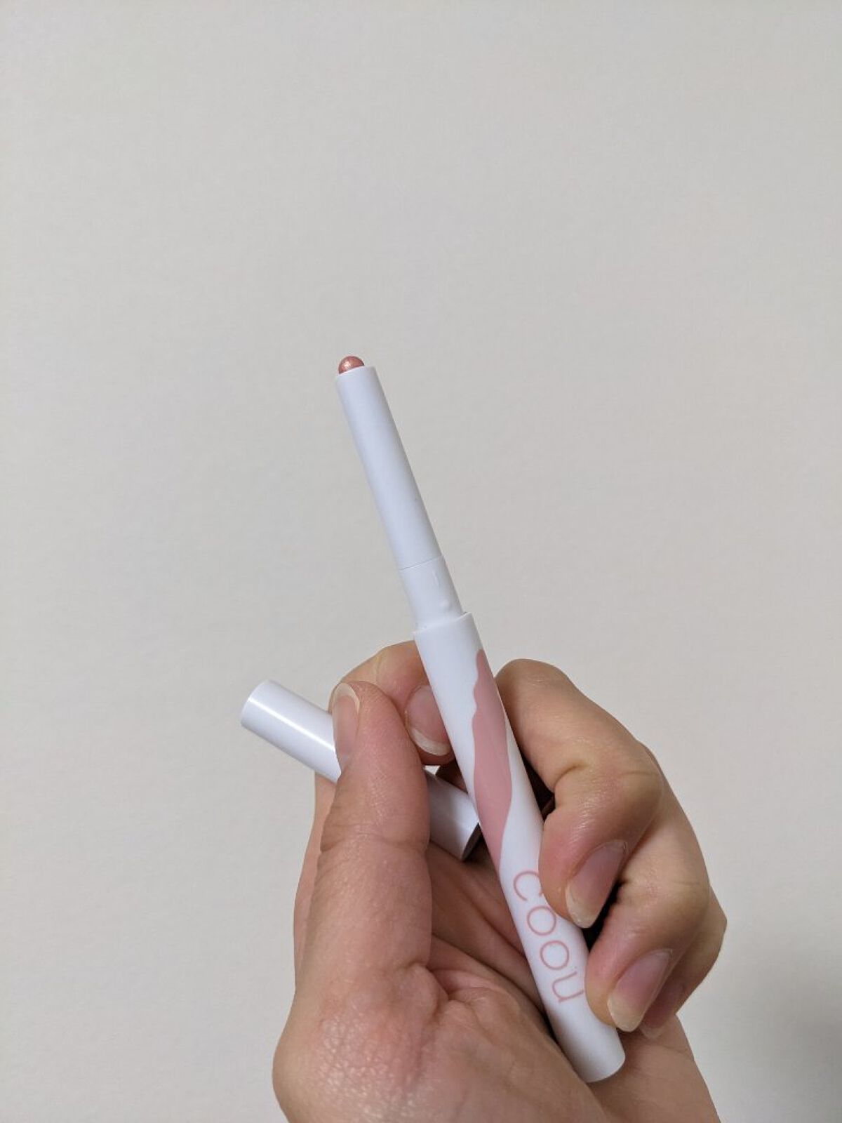 涙袋アイシャドウ（ステックアイシャドウ） 05 ピンクシマー/coou/スティックアイシャドウを使ったクチコミ（2枚目）