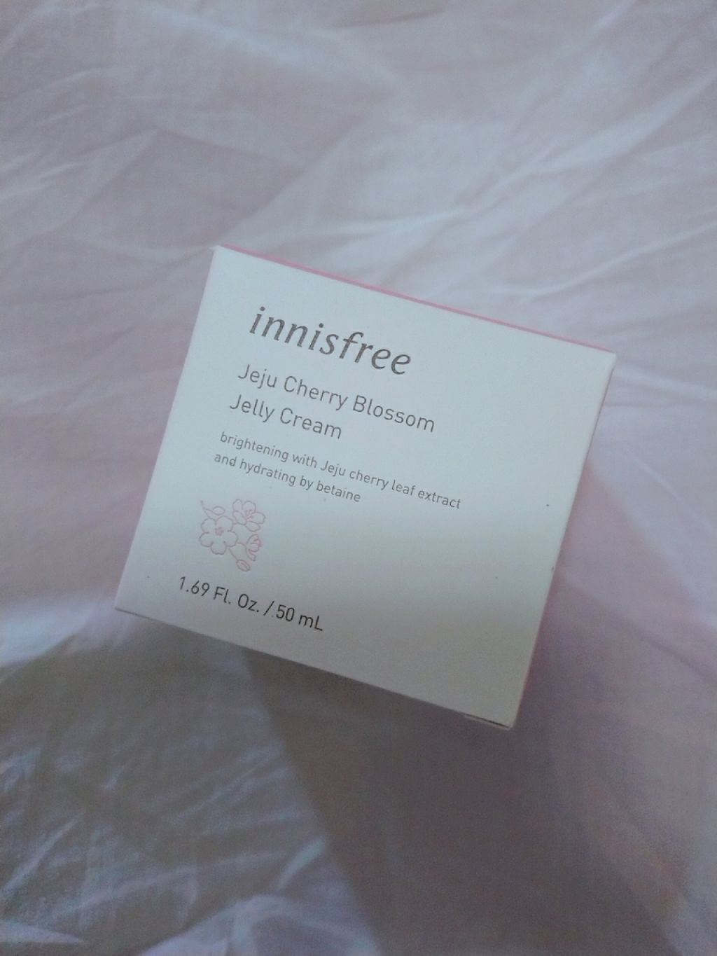 チェリーブロッサム ジェリークリーム N/innisfree/フェイスクリームを使ったクチコミ（2枚目）