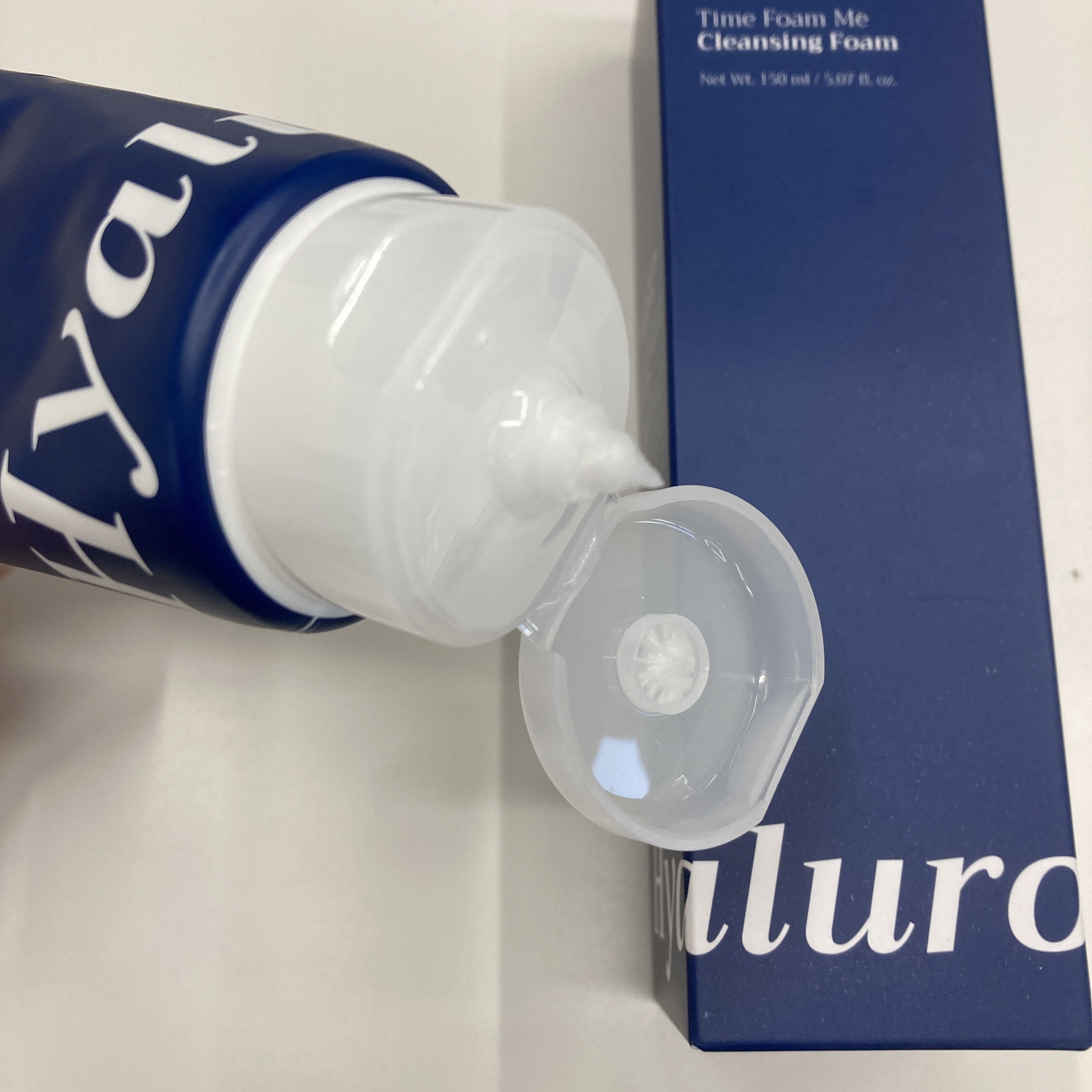 タイムフォームミークレンジングフォームミ(ヒアルロニック)/EUNYUL/洗顔フォームを使ったクチコミ（2枚目）