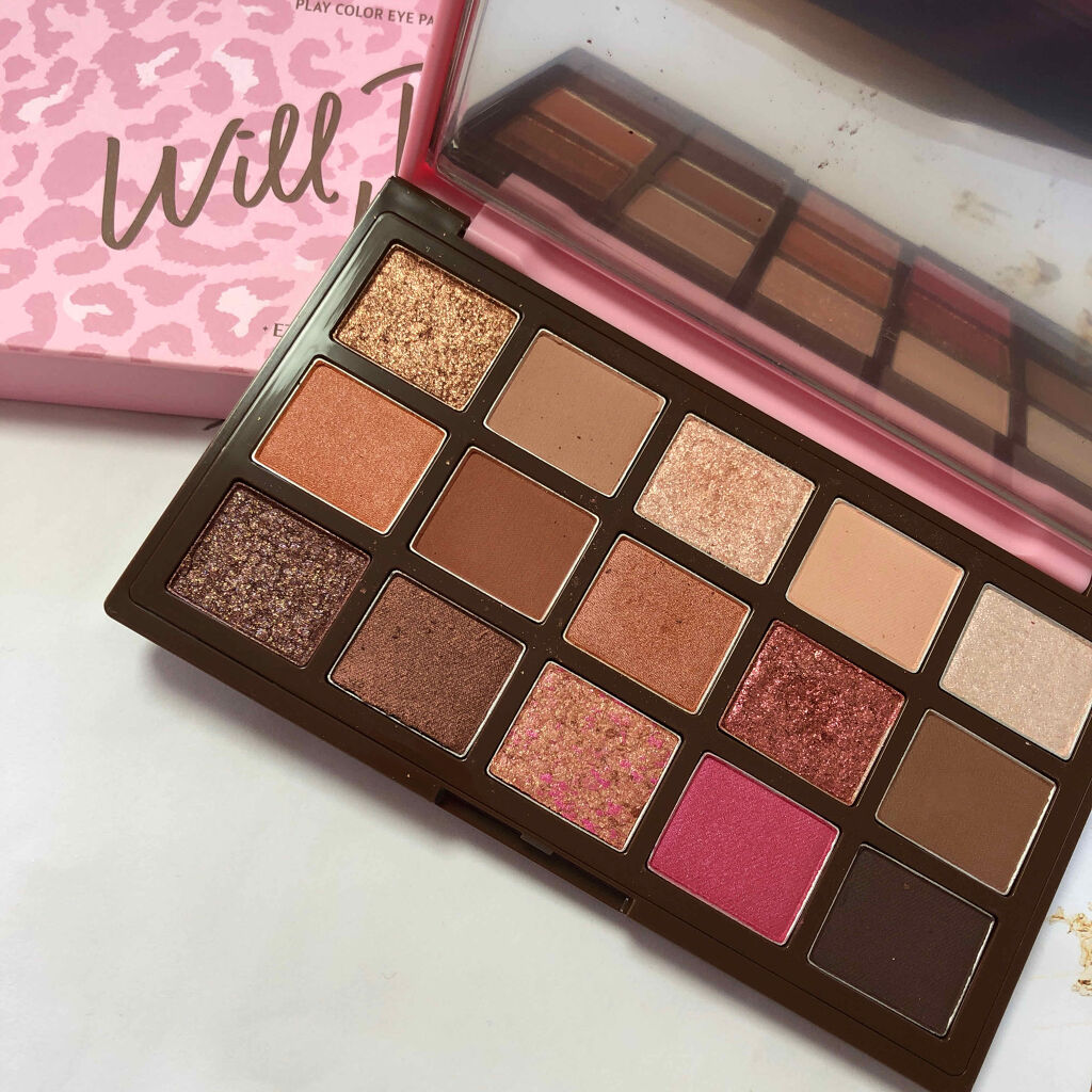 プレイカラーアイパレット ウィルビーラブドレオピンク/ETUDE/アイシャドウパレットを使ったクチコミ（1枚目）