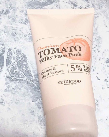 プレミアムトマト ミルキーフェイスパック/SKINFOOD/洗い流すパック・マスクを使ったクチコミ(1枚目)