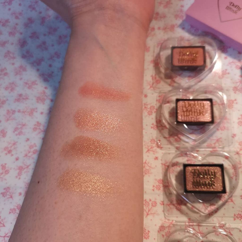 カスタムシャドウ/ドーリーウインク/単色アイシャドウを使ったクチコミ（2枚目）