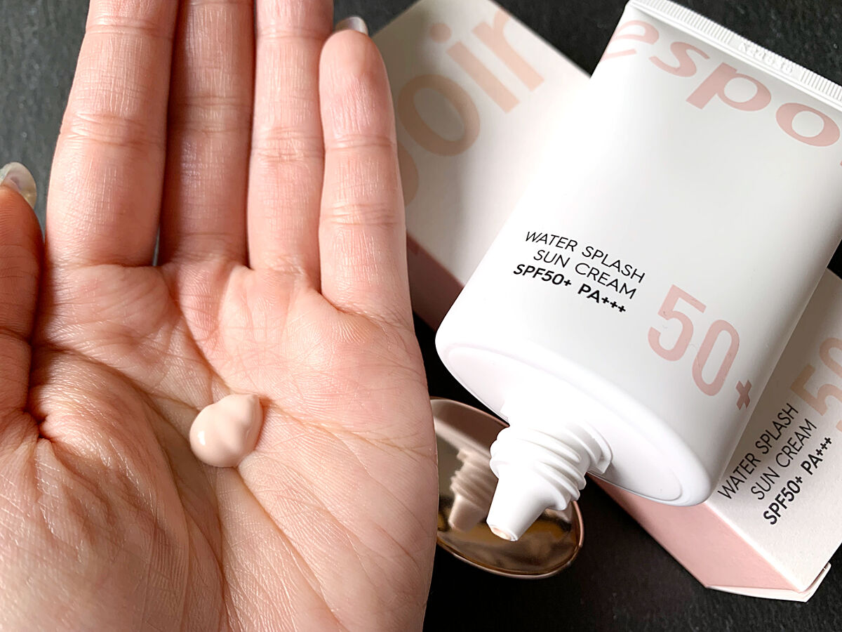 ウォータースプラッシュサンクリーム/espoir/日焼け止め・UVケアを使ったクチコミ（1枚目）