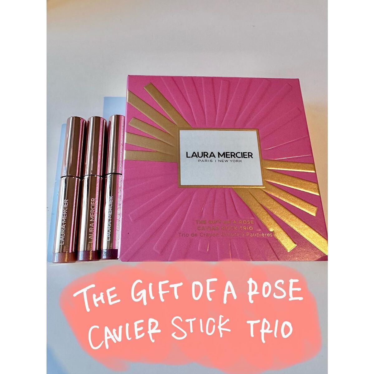 ザ ギフト オブ ア ローズ キャビアスティック トリオ/ローラ メルシエ/メイクアップキットを使ったクチコミ(2枚目)