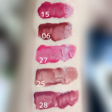 ジューシーラスティングティント/rom&nd/リップティントを使ったクチコミ(5枚目)