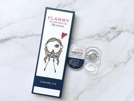 FLANMY 1day キャラメルパイ/FLANMY/ワンデー(1DAY)カラコンを使ったクチコミ(2枚目)
