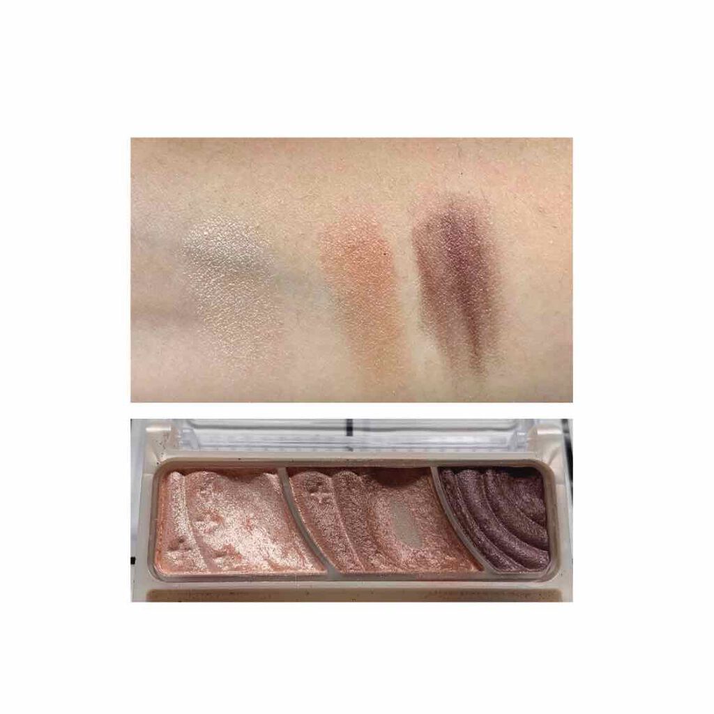 トーンアップアイシャドウ/CEZANNE/アイシャドウパレットを使ったクチコミ（2枚目）