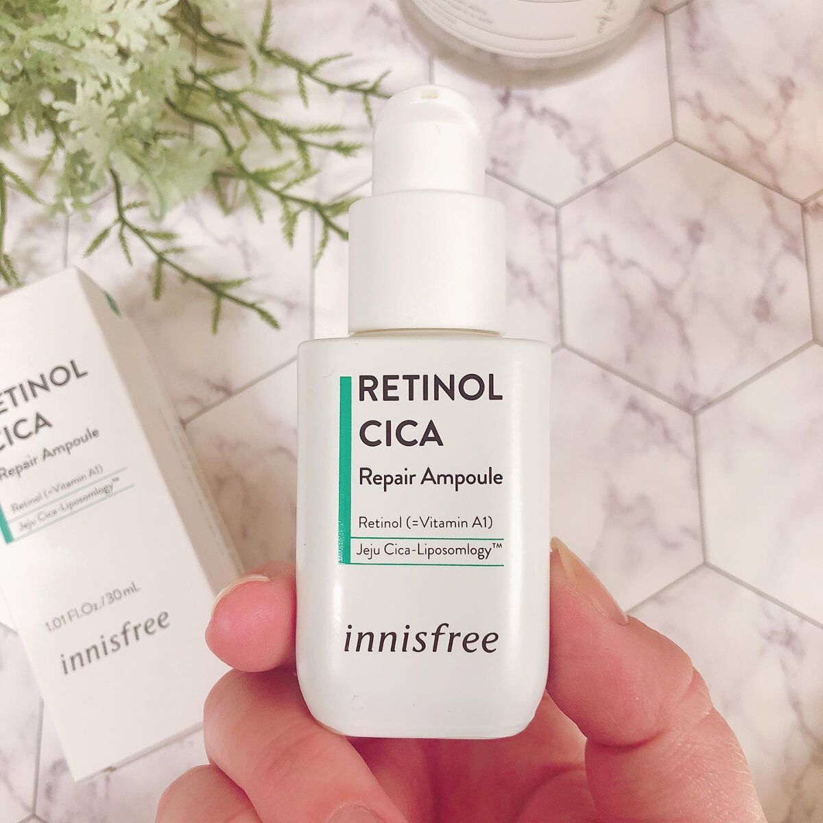 レチノール　シカ　リペア　セラム/innisfree/美容液を使ったクチコミ（2枚目）