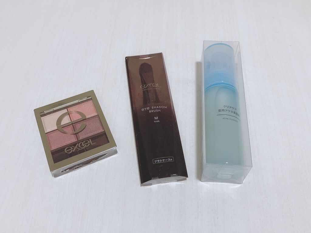 アイシャドウブラシ M/excel/メイクブラシを使ったクチコミ（1枚目）