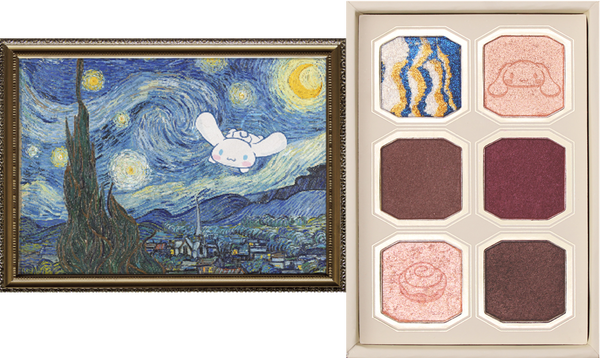 MilleFéeの大人気「絵画アイシャドウパレット」シリーズからサンリオコラボ限定デザインが数量限定で登場!の画像