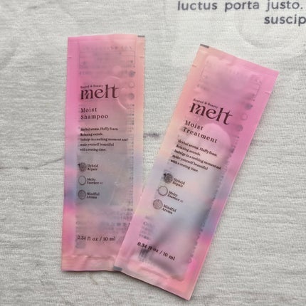 メルト モイストシャンプー/トリートメント/melt/市販シャンプーを使ったクチコミ(1枚目)