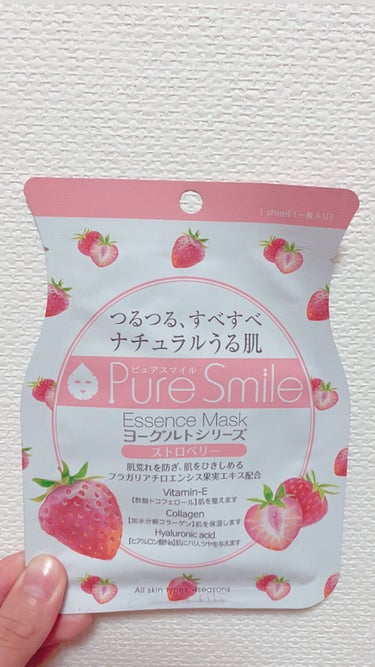 ヨーグルトシリーズ ストロベリー/Pure Smile/シートマスク・パックを使ったクチコミ（2枚目）