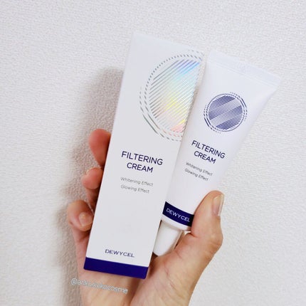 フィルタリングクリーム/DEWYCEL/日焼け止めクリームを使ったクチコミ(1枚目)