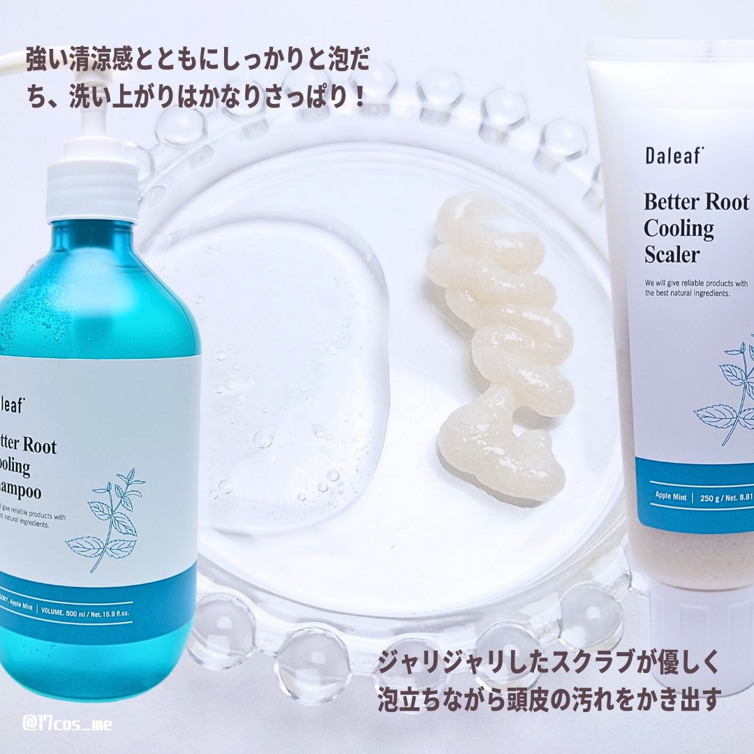 ベタールートクーリングシャンプー/Daleaf/市販シャンプーを使ったクチコミ（2枚目）