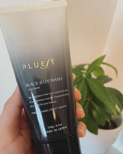 BLACK JELLY WASH(ブラックジェリーウォッシュ)/PLUEST/その他洗顔料を使ったクチコミ(1枚目)