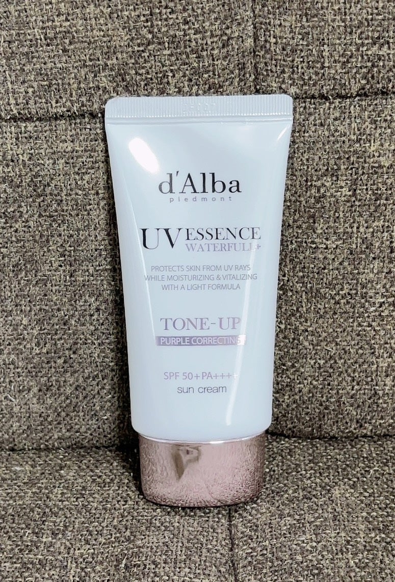 ダルバ ウォータフル トーンアップ サンクリーム(パープル)/ダルバ/日焼け止めクリームを使ったクチコミ(2枚目)