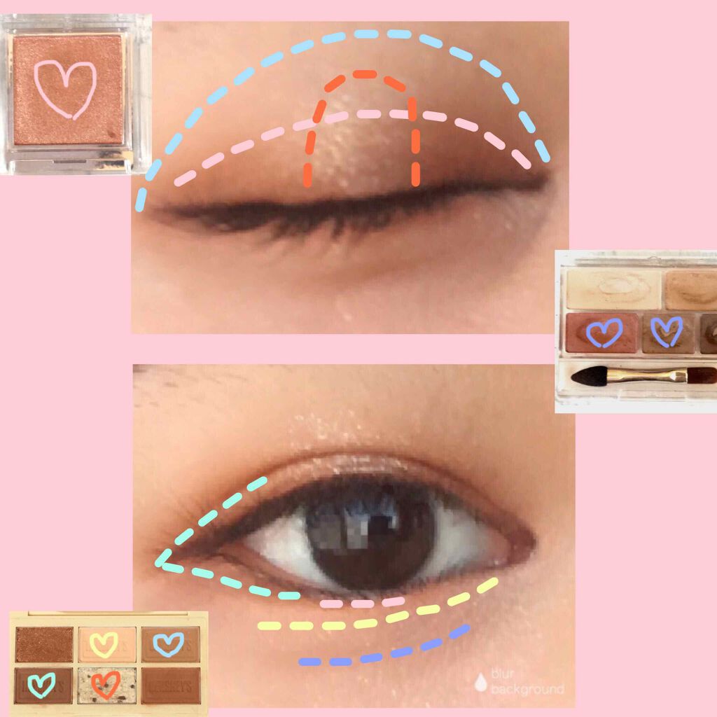 パーフェクトマルチアイズ/キャンメイク/アイシャドウパレットを使ったクチコミ(3枚目)