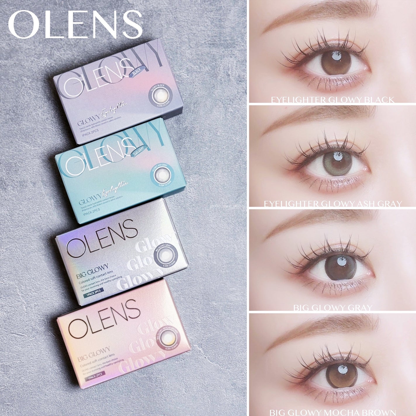 Eyelighter Glowy 1Month/OLENS/カラーコンタクトレンズを使ったクチコミ(1枚目)