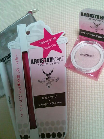 ARTISTARMAKE S スタンプライナー/COSMETIC PRESS/リキッドアイライナーを使ったクチコミ(1枚目)