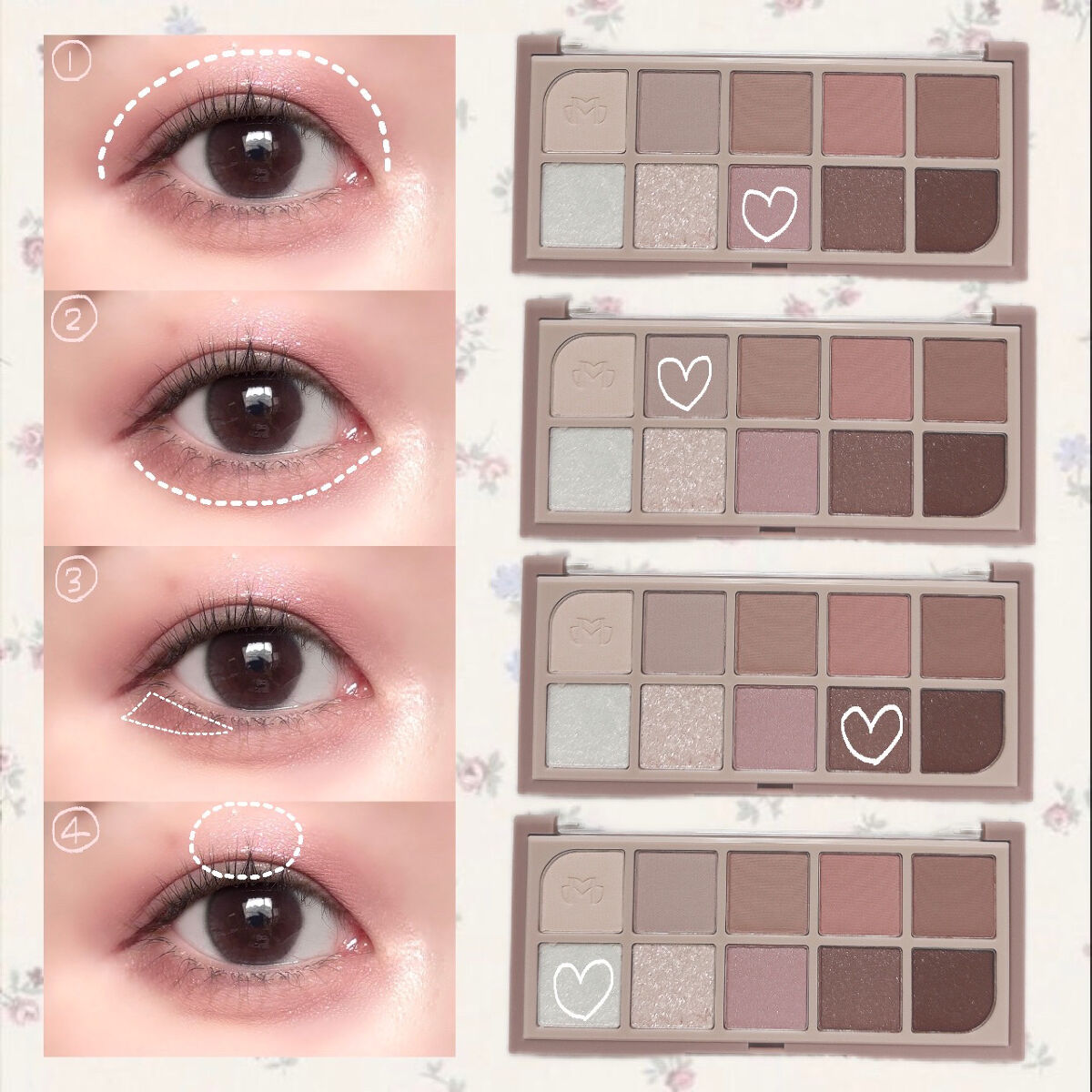 MDショールモーメント アイシャドウパレット/mude./アイシャドウパレットを使ったクチコミ（2枚目）