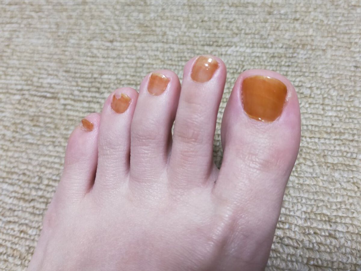 チャームスティックジェル #28 キャメルクリア/OMD/オールインワンネイルを使ったクチコミ（2枚目）