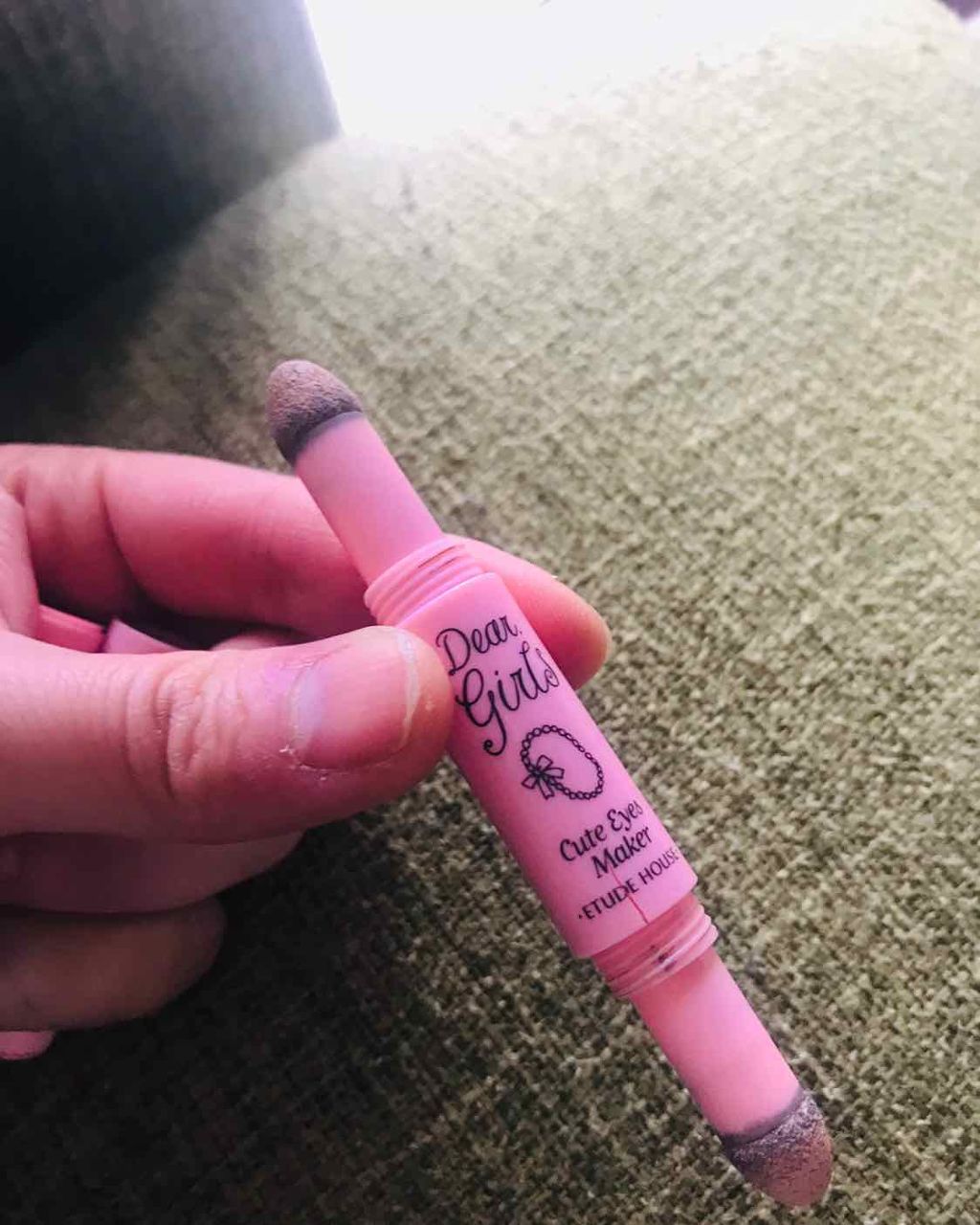 ディア ガールズ キュートアイズ メーカー/ETUDE/スティックアイシャドウを使ったクチコミ（3枚目）