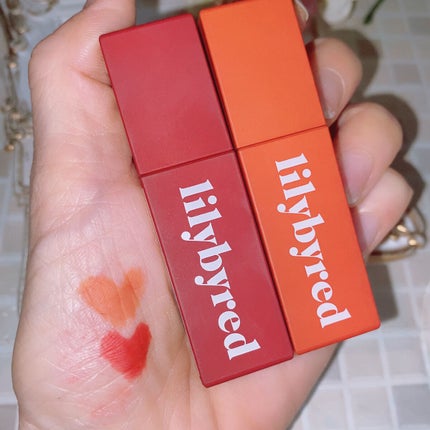 ムードライアー ベルベットティント/lilybyred/リップティントを使ったクチコミ(4枚目)