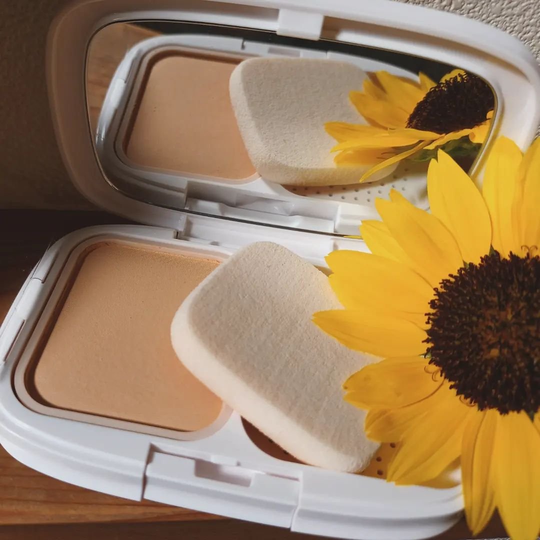 パウダーファンデーション/media luxe/パウダーファンデーションを使ったクチコミ（2枚目）