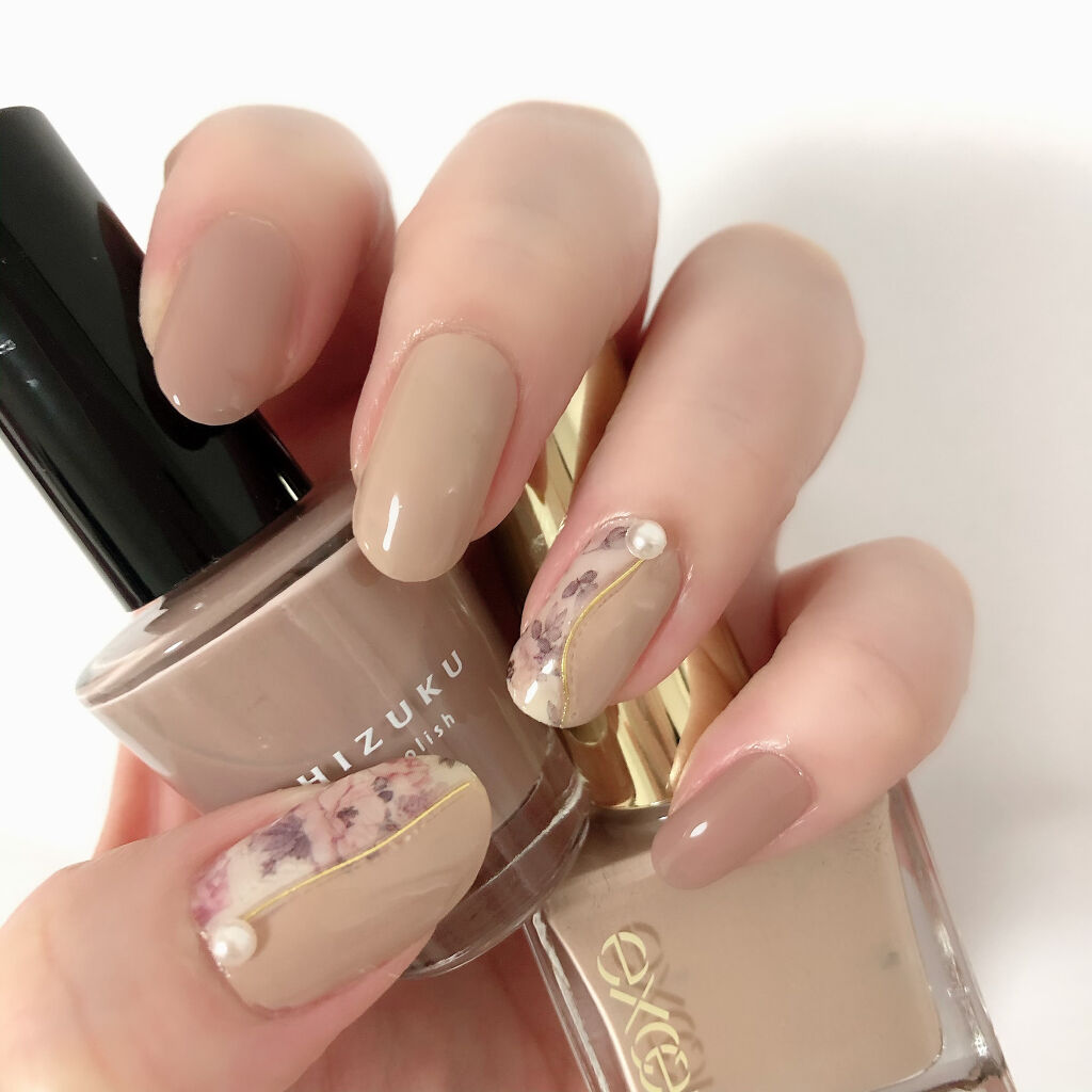 エクセル ネイルポリッシュ N NL04 アーモンドバター/excel/マニキュアを使ったクチコミ（1枚目）