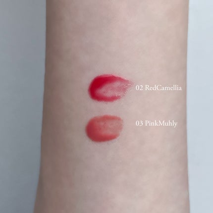 ナチュラルブルームリップオイルセラム 3色セット/PINATE/リップグロスを使ったクチコミ(3枚目)