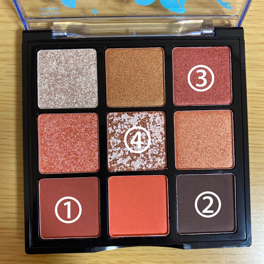 DQDNアイシャドウパレット AR/SHOBIDO/アイシャドウパレットを使ったクチコミ（3枚目）
