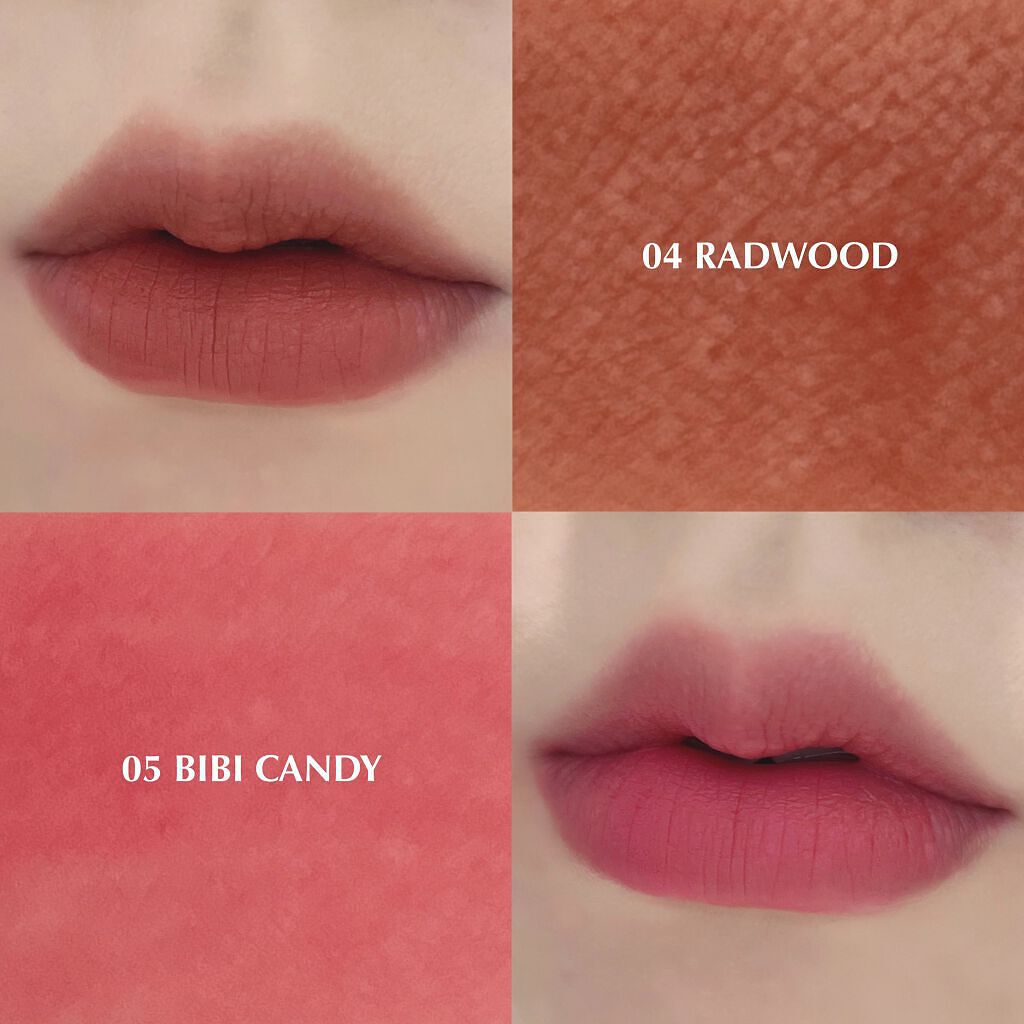 rom&nd ブラーファッジティント 05 ビビキャンディー(BIBI CANDY)/rom&nd/リップティントを使ったクチコミ（1枚目）