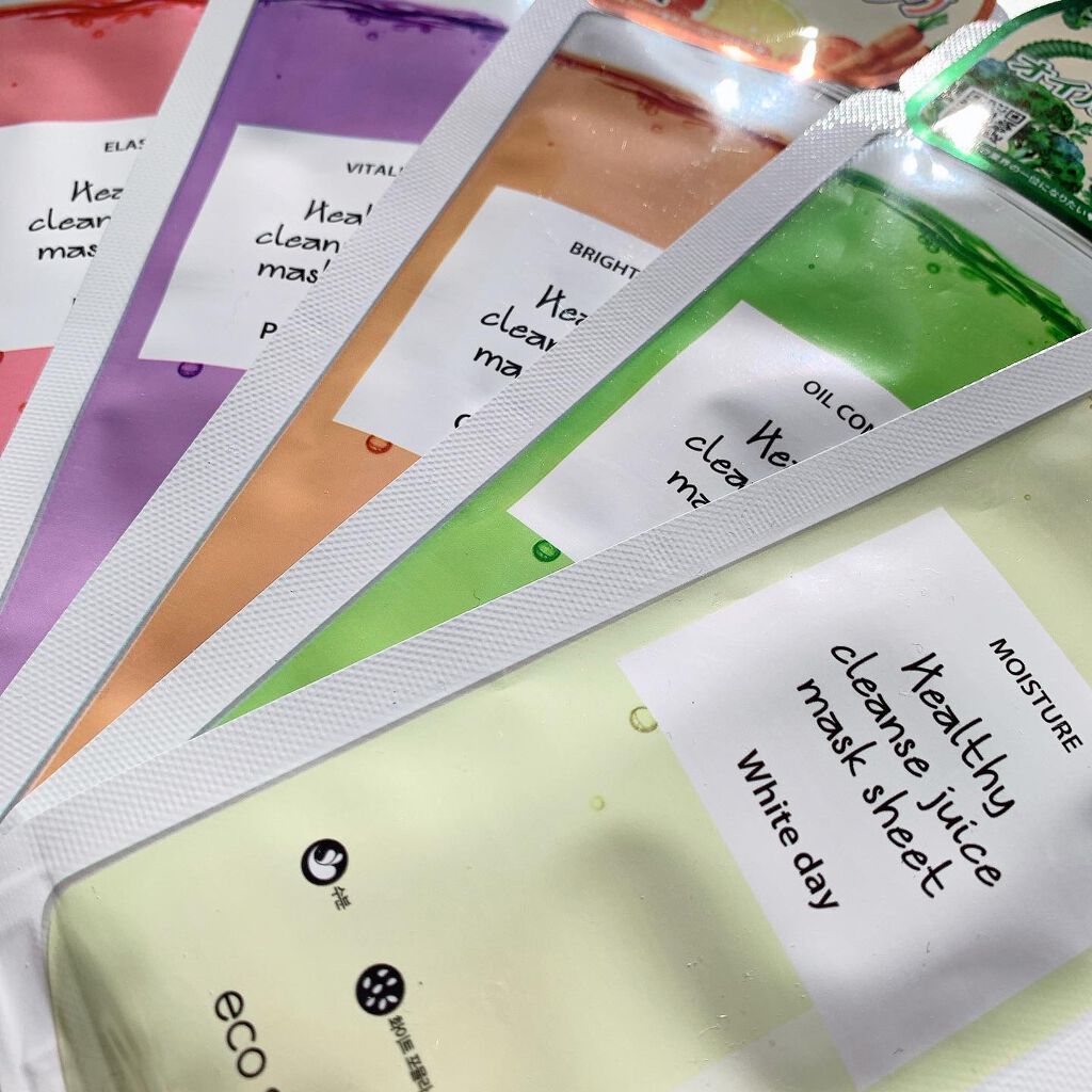 ヘルシークレンズジュースマスクパック/eco secret/シートマスク・パックを使ったクチコミ(1枚目)