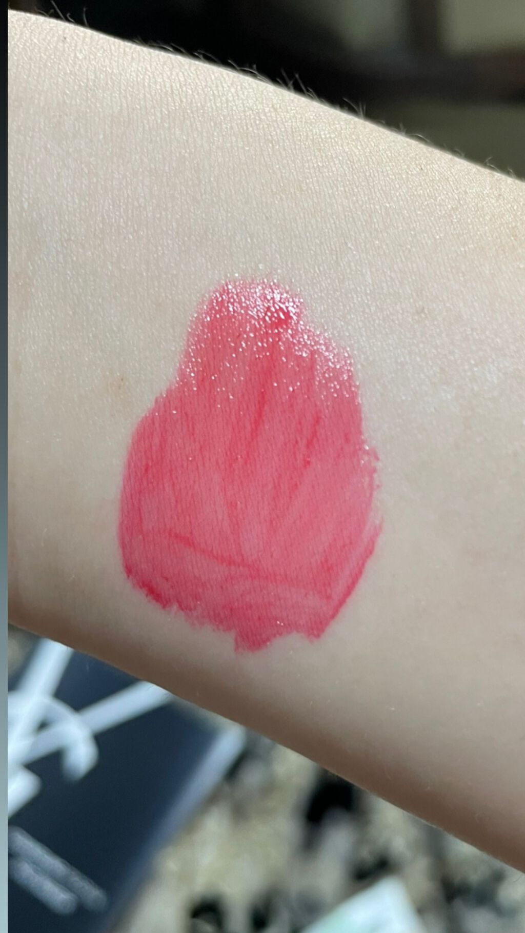 ルージュ ヴォリュプテ シャイン/YVES SAINT LAURENT BEAUTE/口紅を使ったクチコミ(2枚目)