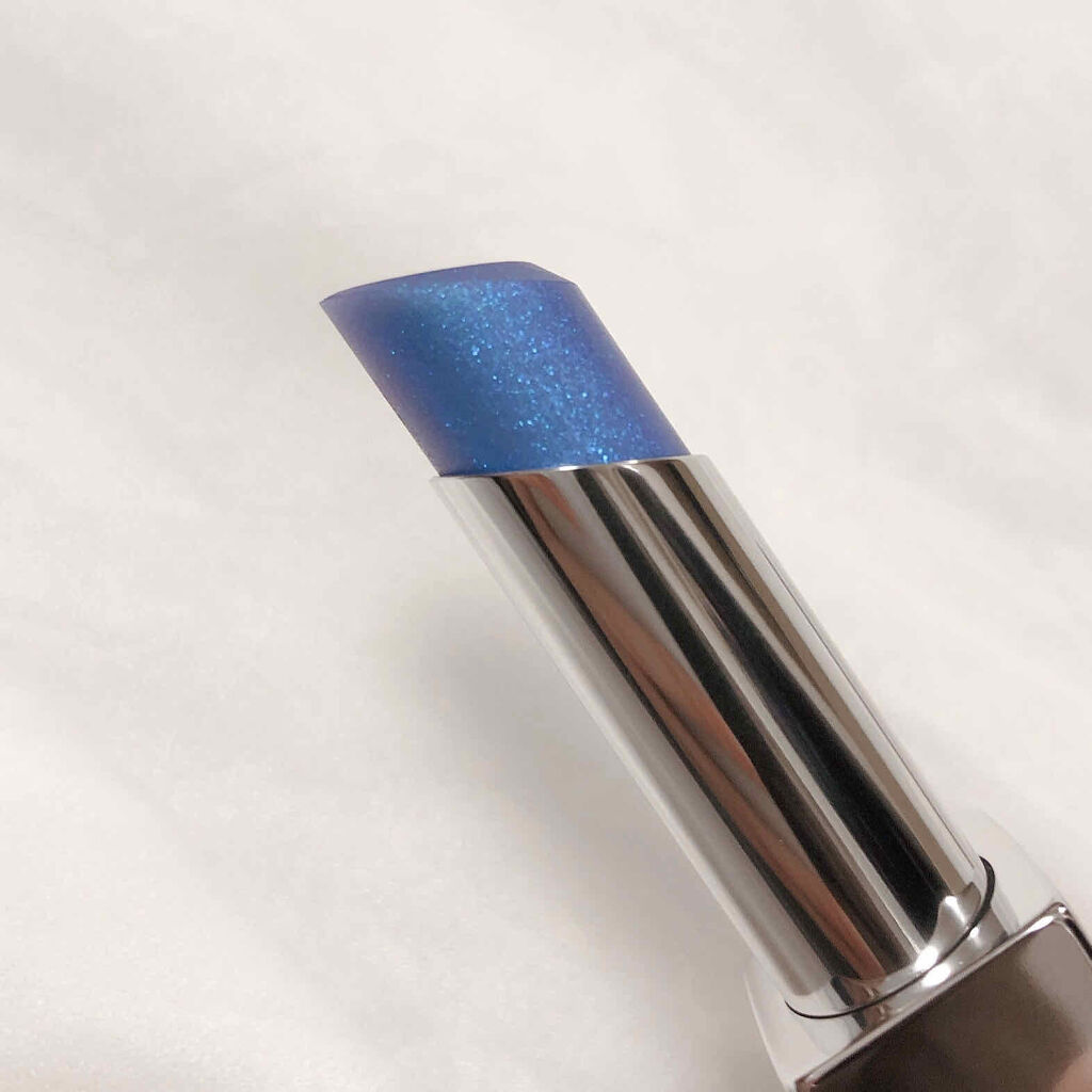 リップスティック コンフォート エアリーシャイン 06 スパークリングブルー/RMK/口紅を使ったクチコミ（3枚目）