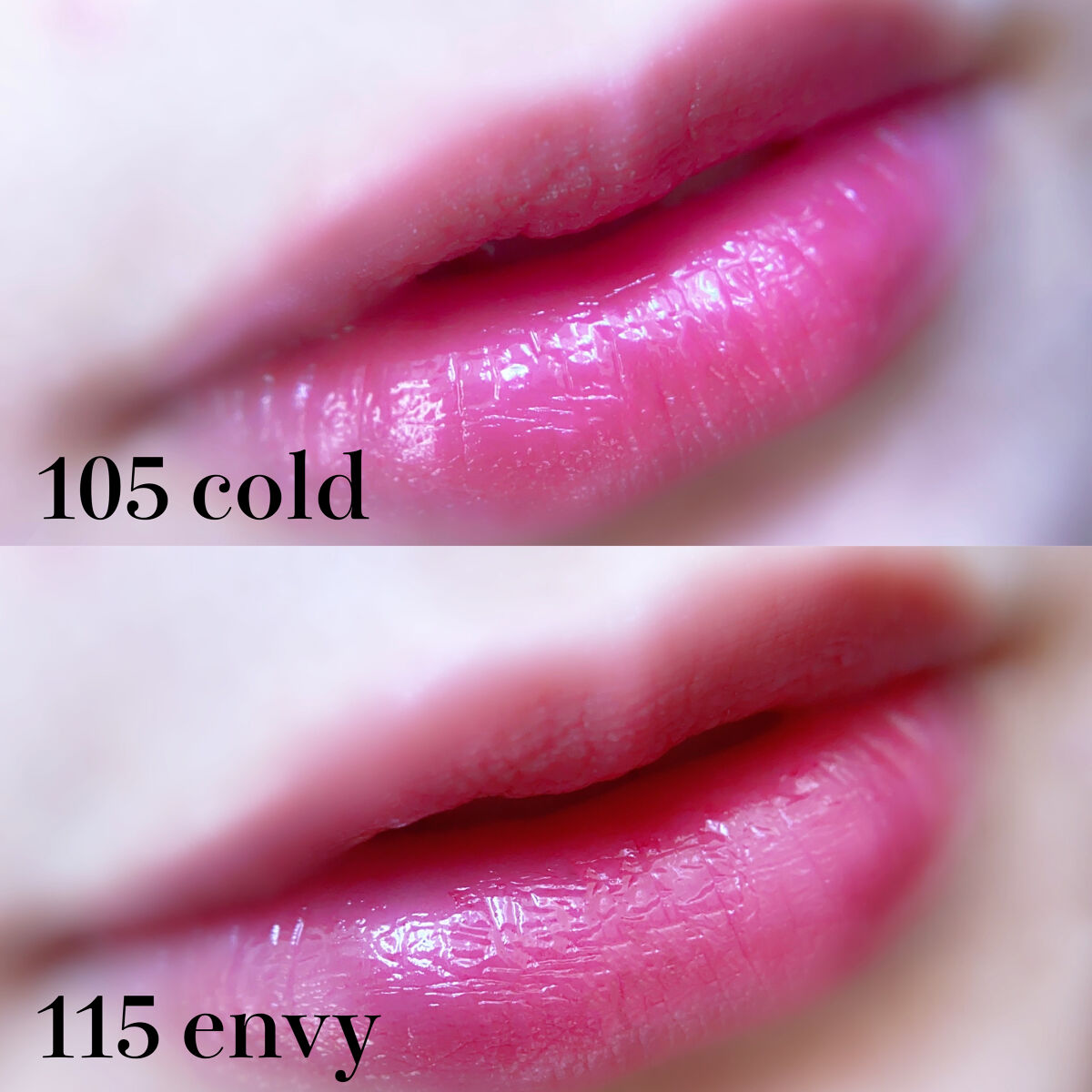 フルーティーグラムティント 105 コールド/Laka/リップティントを使ったクチコミ（3枚目）