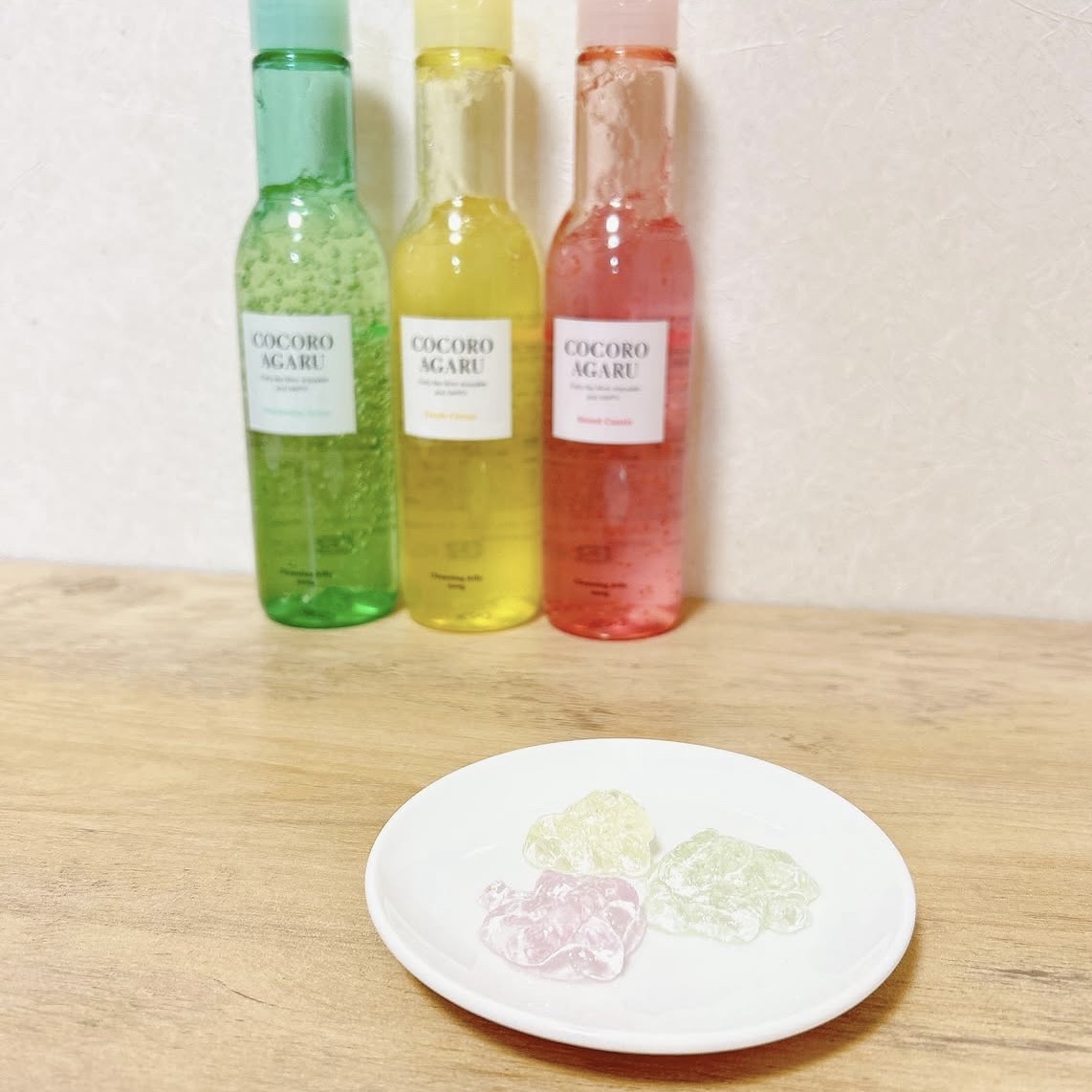 cocoroagaru クレンジングジュレ カシスミックスのクチコミ「使い切り
リピなしクレンジング

ただ見た目が可愛いだけのクレンジングジェル
今まで色々試して.....」（2枚目）