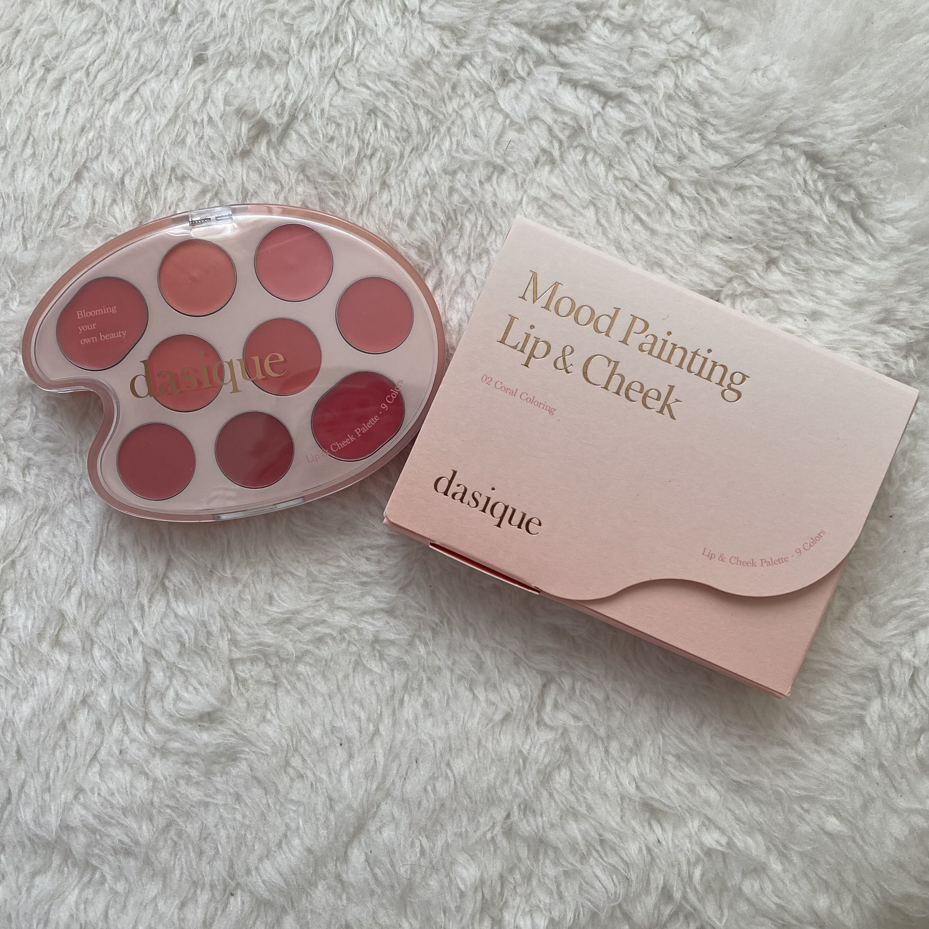ムードペインティングリップアンドチークパレット/dasique/マルチパレットを使ったクチコミ（1枚目）