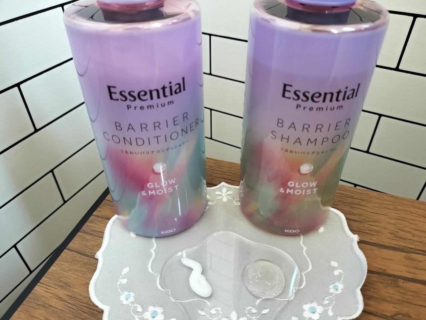 エッセンシャル プレミアム うるおいバリアシャンプー/コンディショナー グロウ&モイスト/エッセンシャル/市販シャンプーを使ったクチコミ(3枚目)