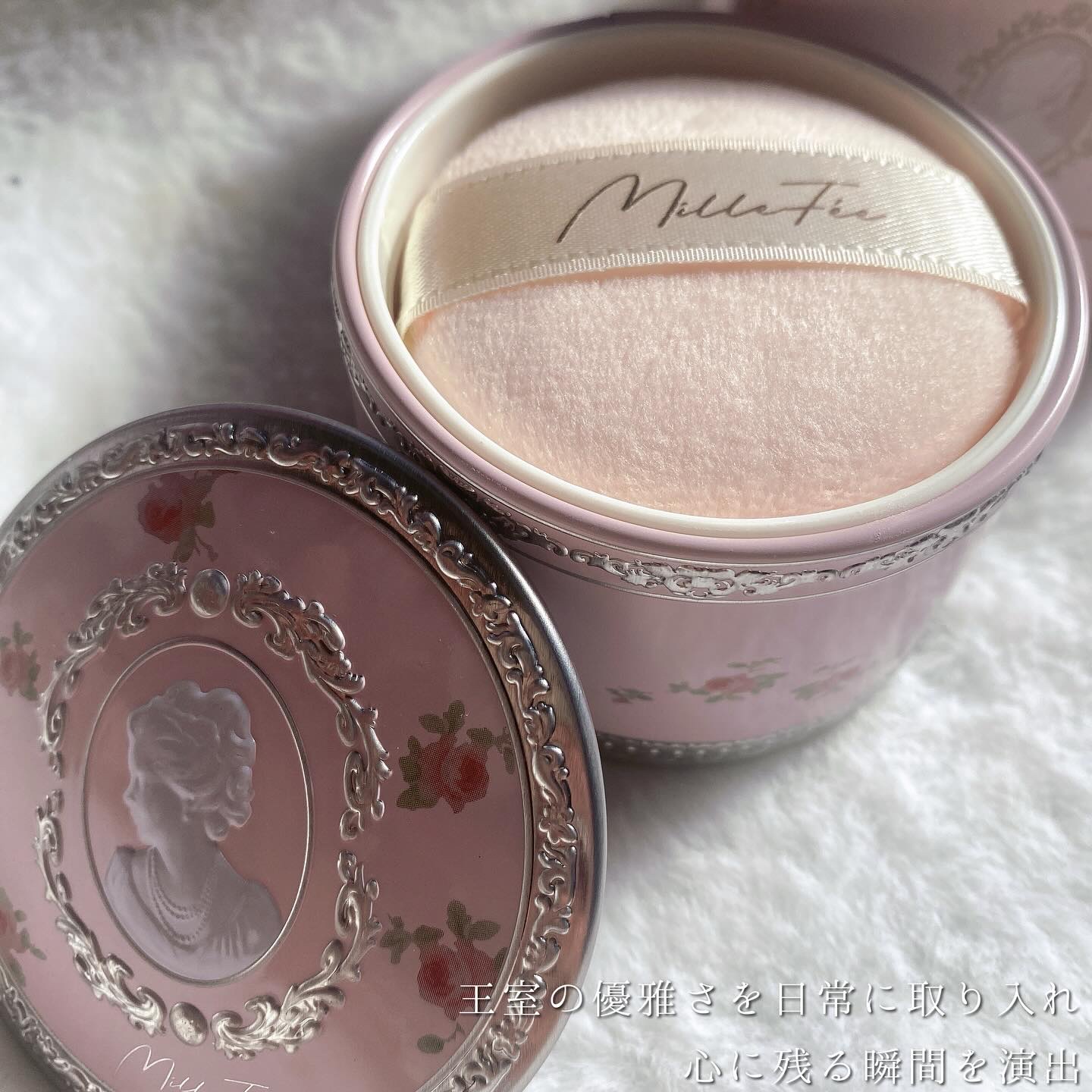 アントワネットペルルフェイスパウダー/MilleFée/ルースパウダーを使ったクチコミ（3枚目）