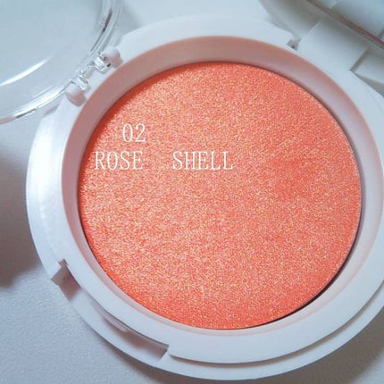 HOLIKA HOLIKA パーリードウチークのクチコミ「【追いたくなる可愛さ】
#ホリカホリカ
#パーリードウチーク
02 ローズシェル
#qo.....」(2枚目)