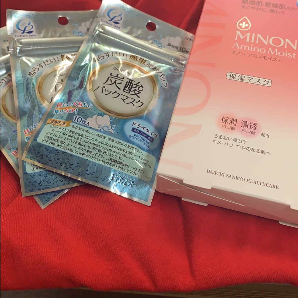 炭酸パックマスク/コットン・ラボ/シートマスク・パックを使ったクチコミ（1枚目）