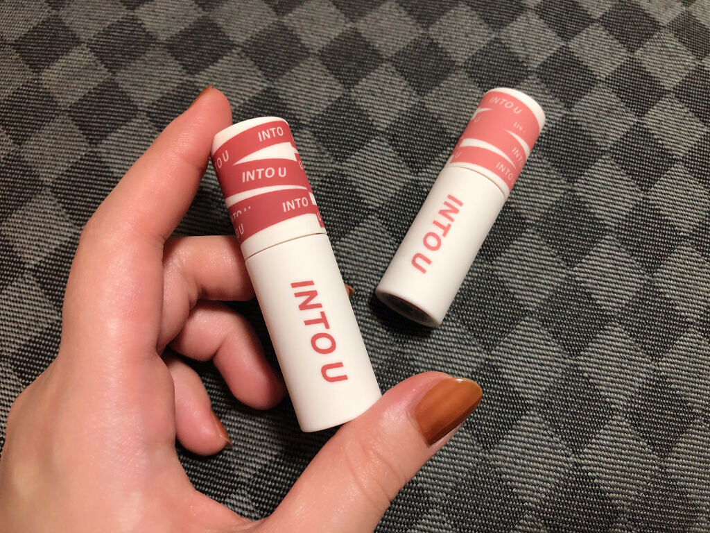 スーパーマットリップ＆チークマッド/INTO U/口紅を使ったクチコミ（1枚目）