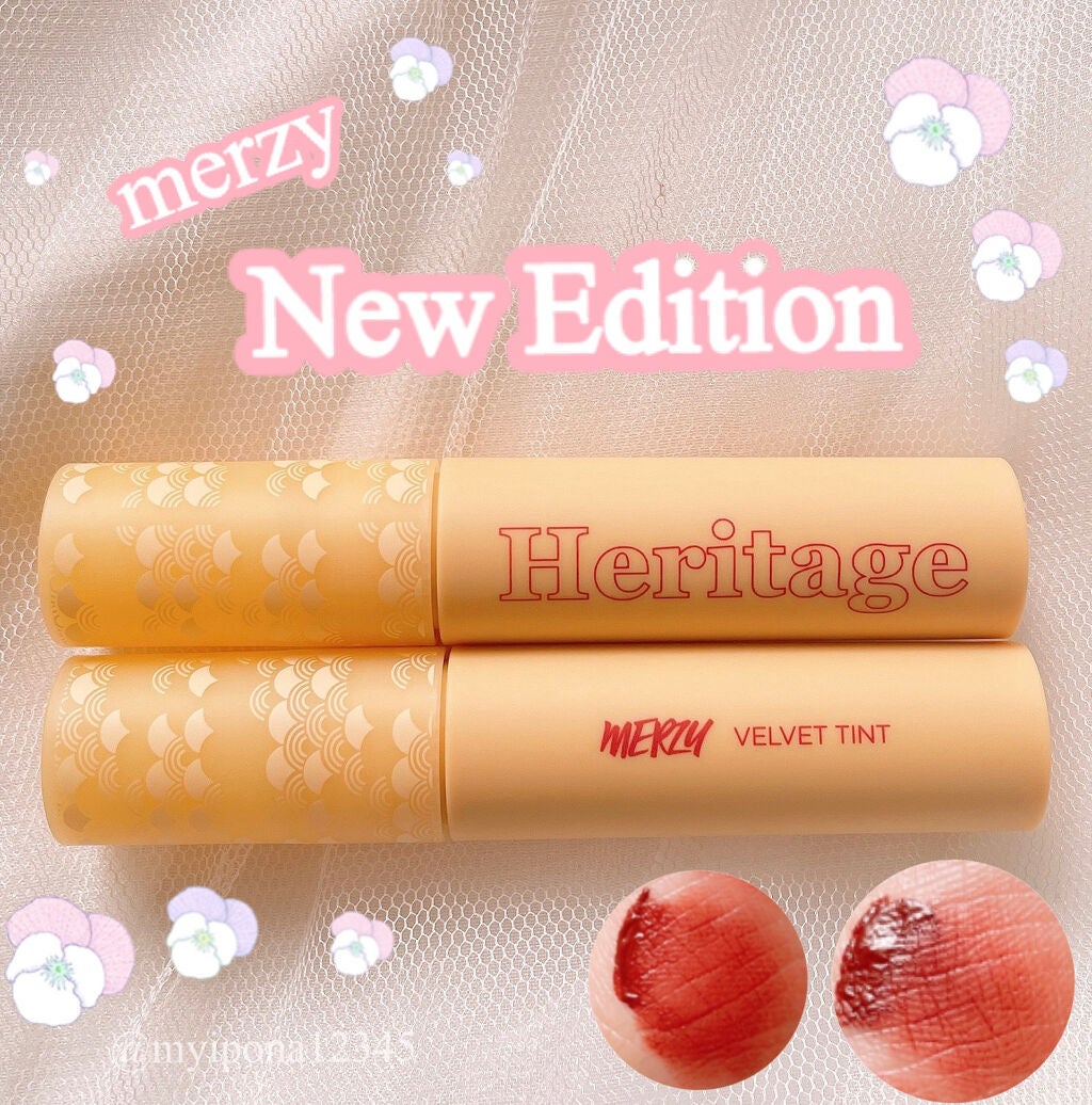 ザ ヘリテージ ベルベット ティント/MERZY/リップティントを使ったクチコミ(1枚目)