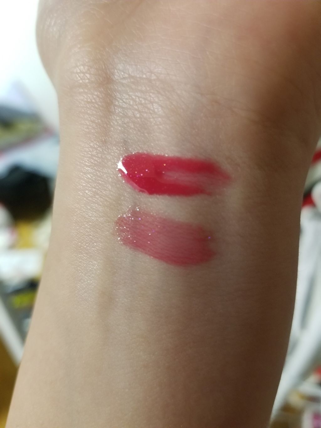 リップケアオイル/excel/リップグロスを使ったクチコミ(2枚目)